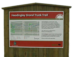 Headingley Grand Trunk Trail Signage