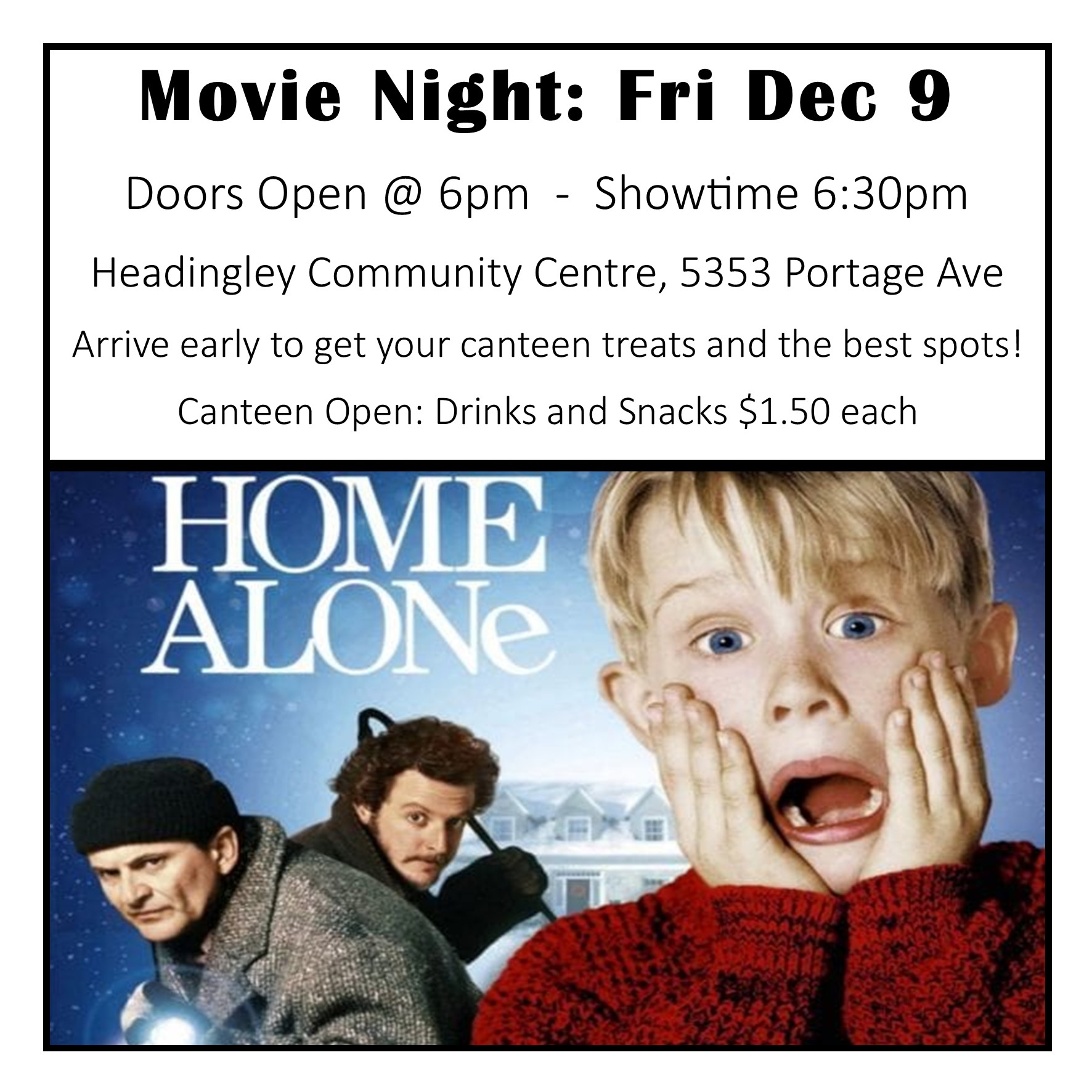 Family Movie Night – Home Alone